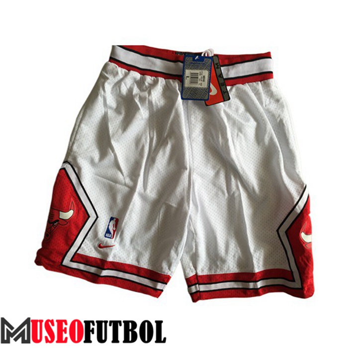 Cortos NBA Chicago Bulls Blanco