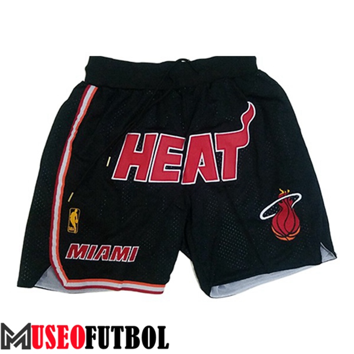 Cortos NBA Miami Heat Negro