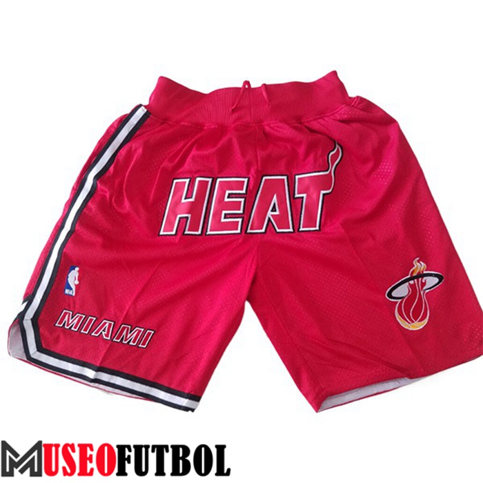 Cortos NBA Miami Heat Rojo