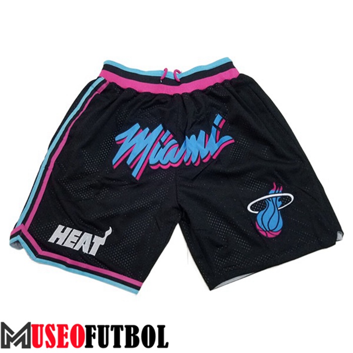 Cortos NBA Miami Heat Negro