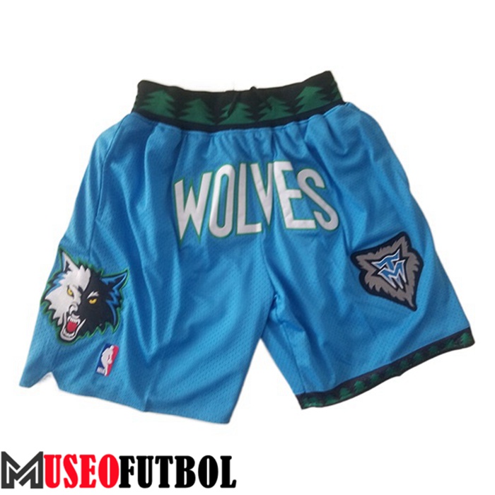 Cortos NBA Minnesota Timberwolves Azul