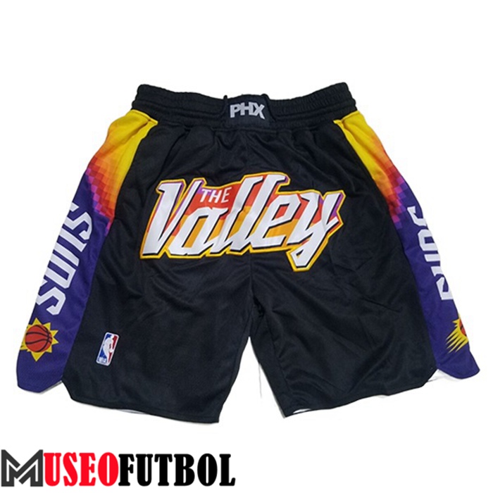 Cortos NBA Phoenix Suns Negro