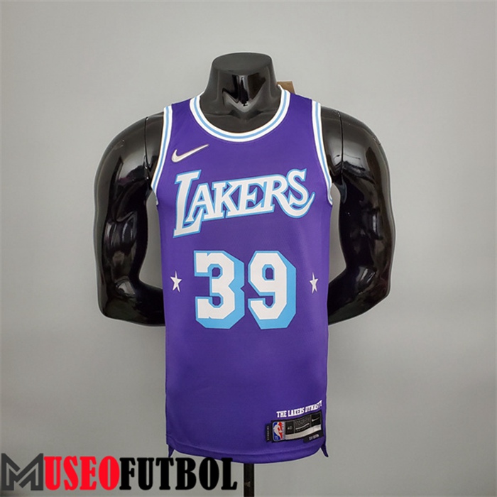 Camiseta Los Angeles Lakers (Howard #39) Púrpura 75 Aniversario City Edition