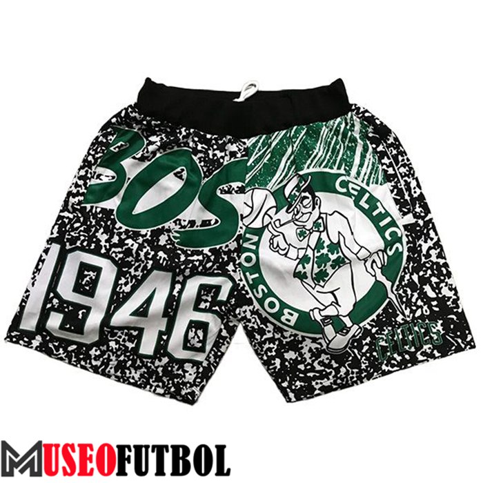 Cortos NBA Boston Celtics Negro/Verde