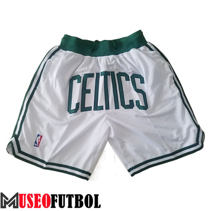 Cortos NBA Boston Celtics Blanco