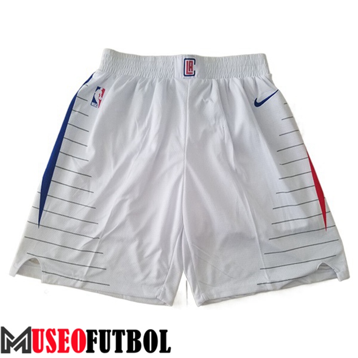 Cortos NBA Los Angeles Clippers Blanco