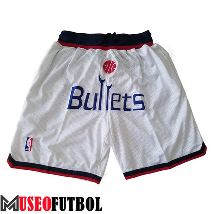 Cortos NBA Washington Wizards Blanco