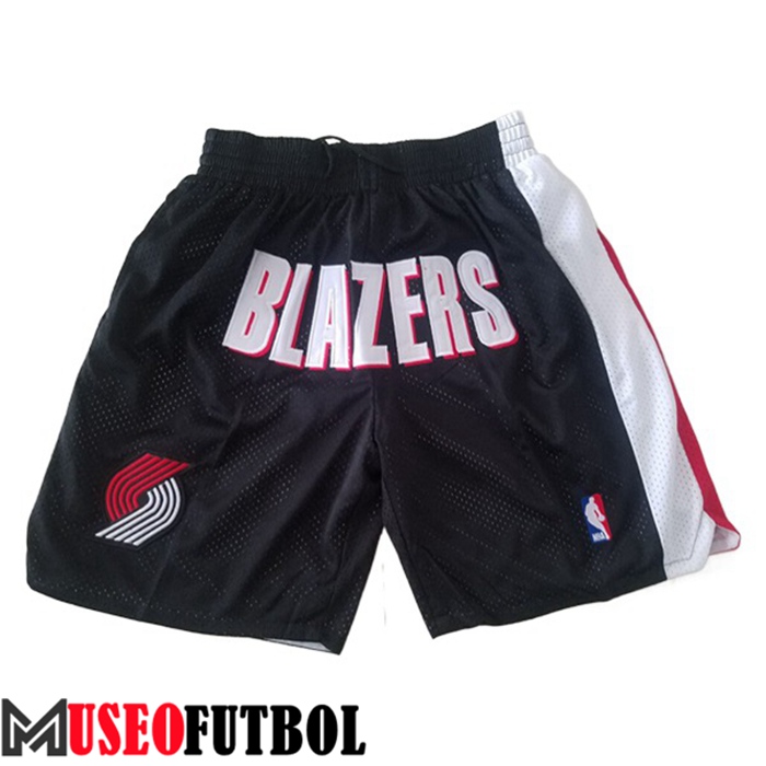 Cortos NBA Portland Trail Blazers Negro