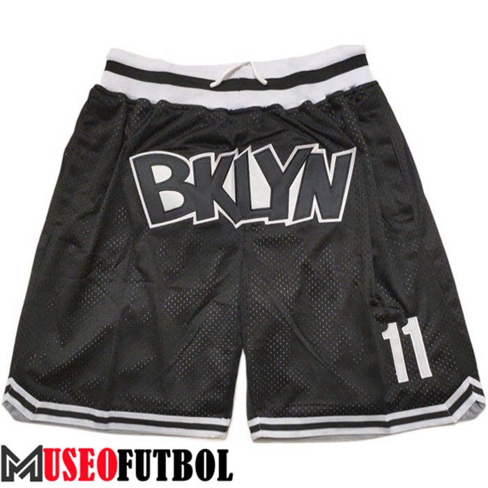 Cortos NBA Brooklyn Nets Negro