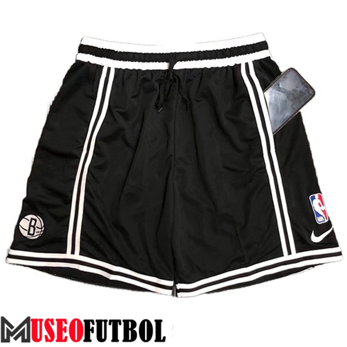 Cortos NBA Brooklyn Nets Negro