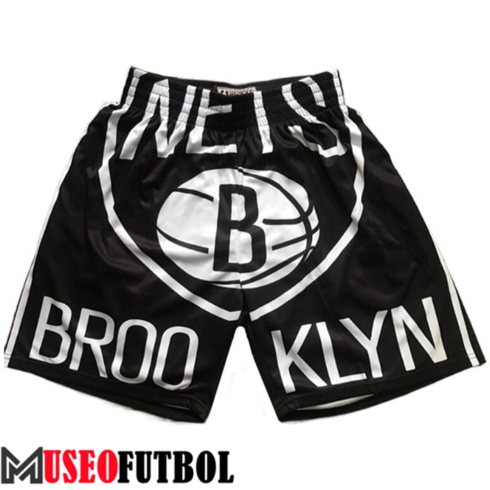 Cortos NBA Brooklyn Nets Negro