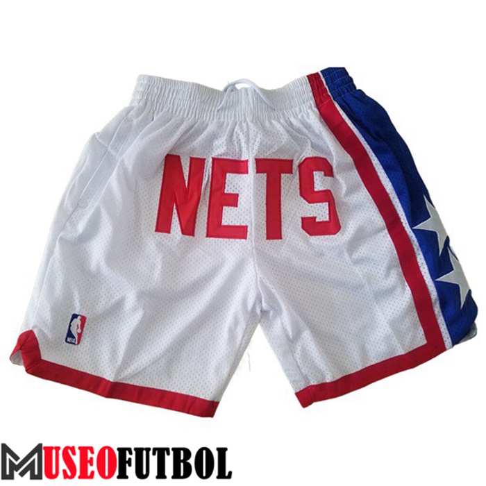 Cortos NBA Brooklyn Nets Blanco