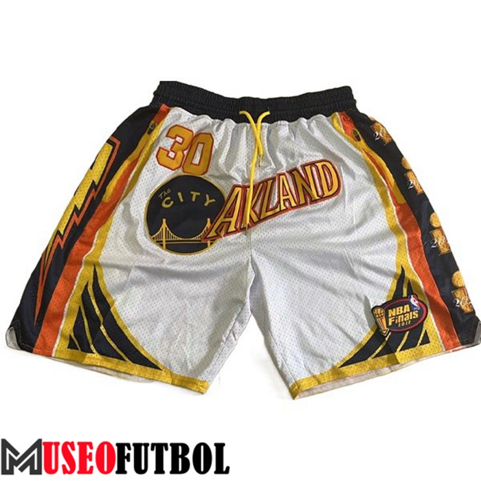 Cortos NBA Golden State Warriors Blanco