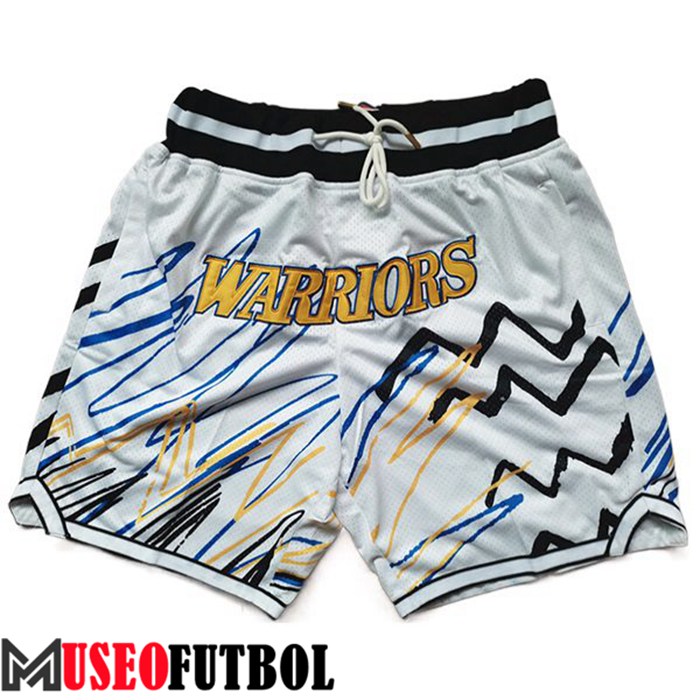 Cortos NBA Golden State Warriors Blanco