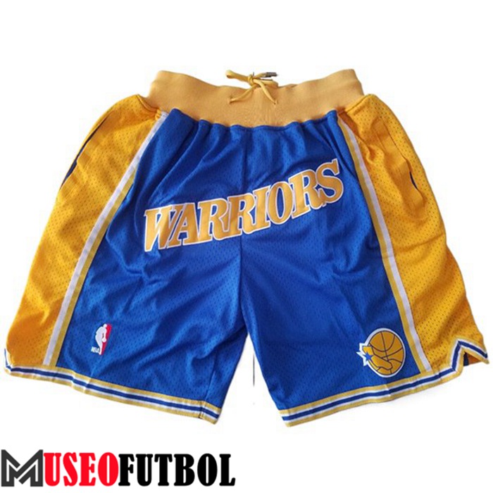 Cortos NBA Golden State Warriors Azul