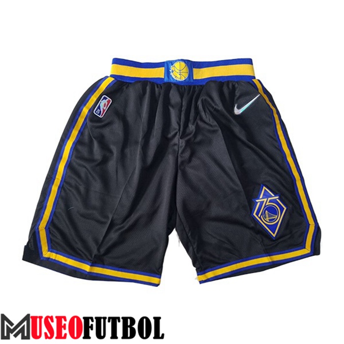 Cortos NBA Golden State Warriors Negro