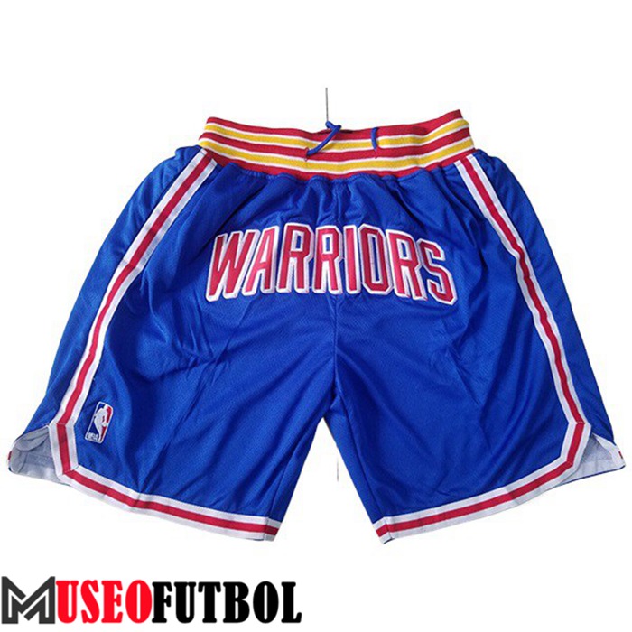 Cortos NBA Golden State Warriors Azul