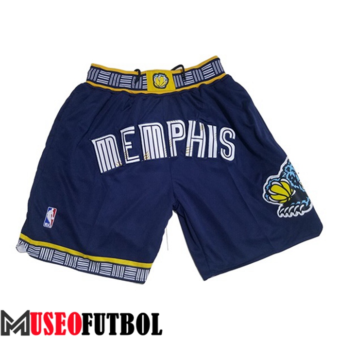 Cortos NBA Memphis Grizzlies Azul Marins