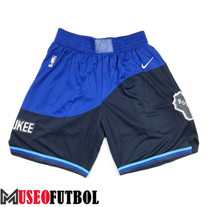 Cortos NBA Milwaukee Bucks Azul