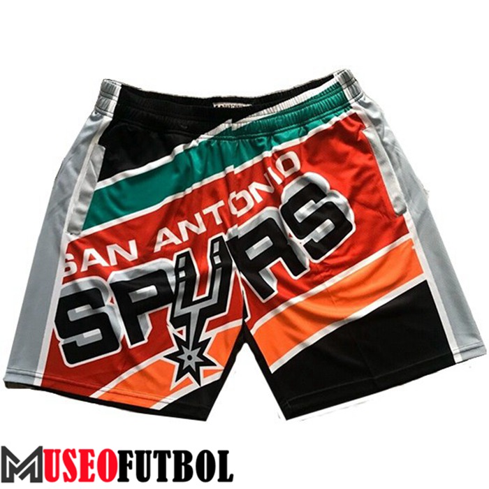 Cortos NBA San Antonio Spurs Rojo/Negro