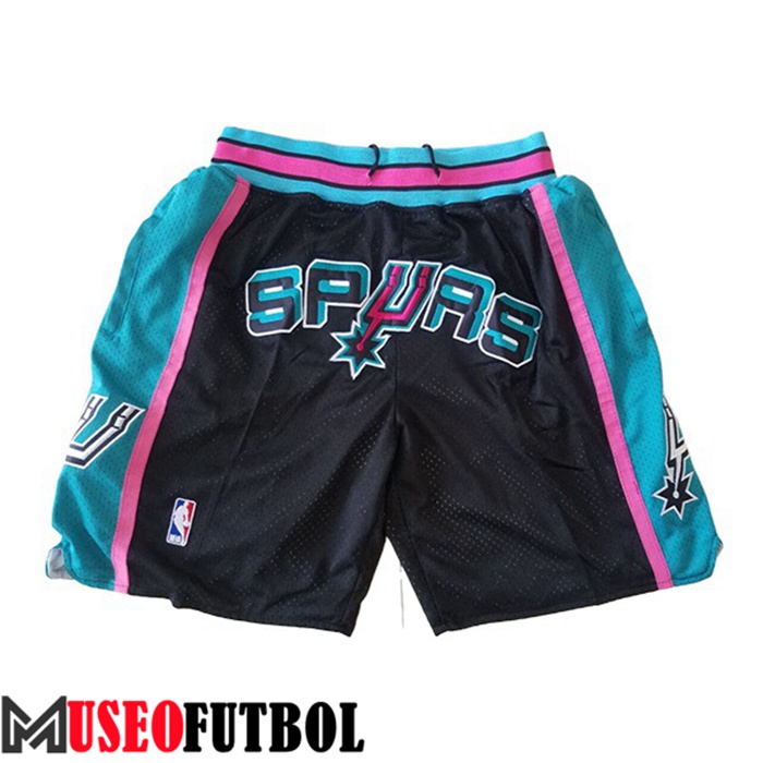 Cortos NBA San Antonio Spurs Negro