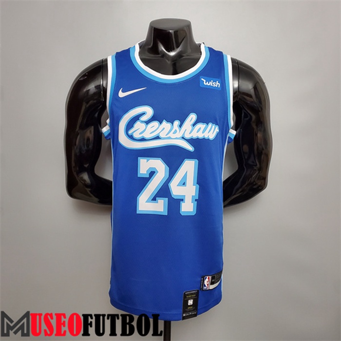 Camiseta Los Angeles Lakers (Bryant #24) Azul