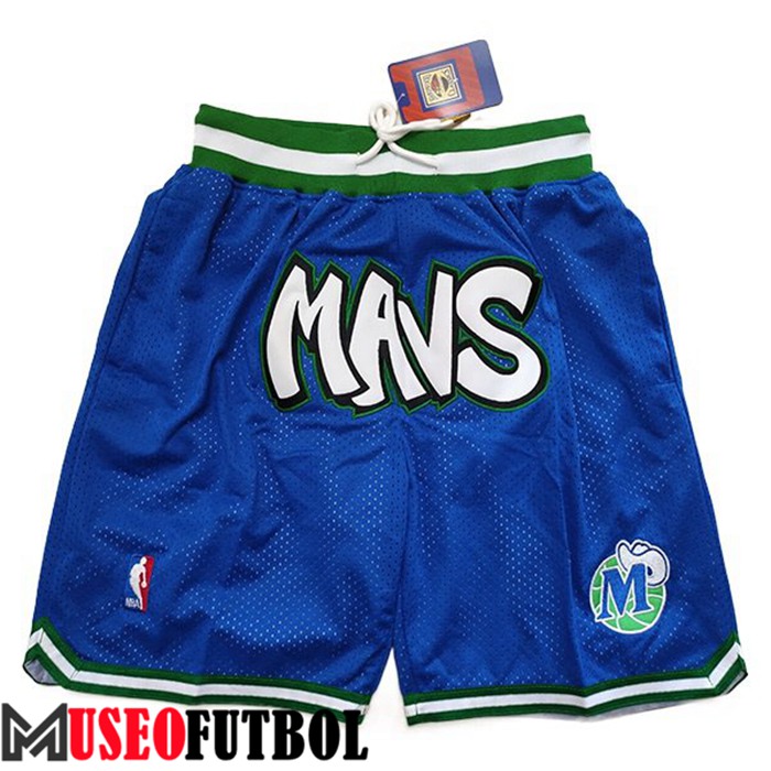 Cortos NBA Dallas Mavericks Azul