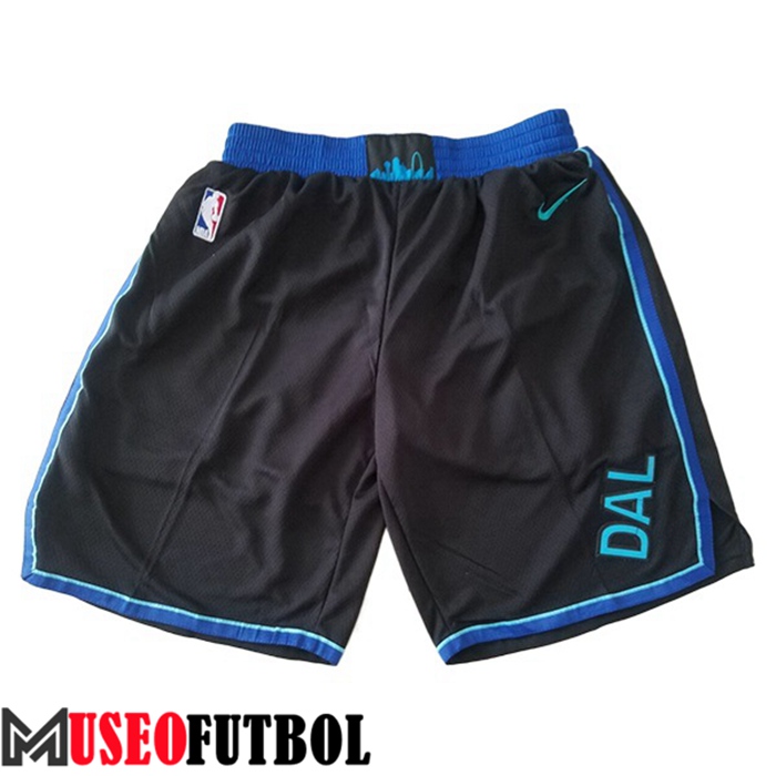 Cortos NBA Dallas Mavericks Negro