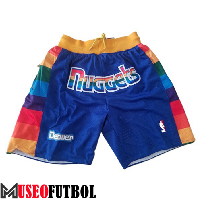 Cortos NBA Denver Nuggets Azul