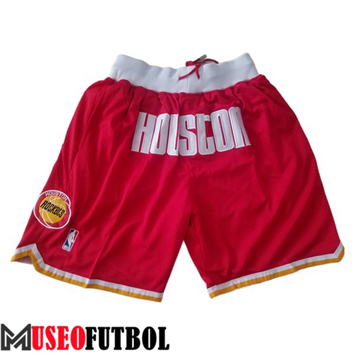 Cortos NBA Houston Rockets Rojo