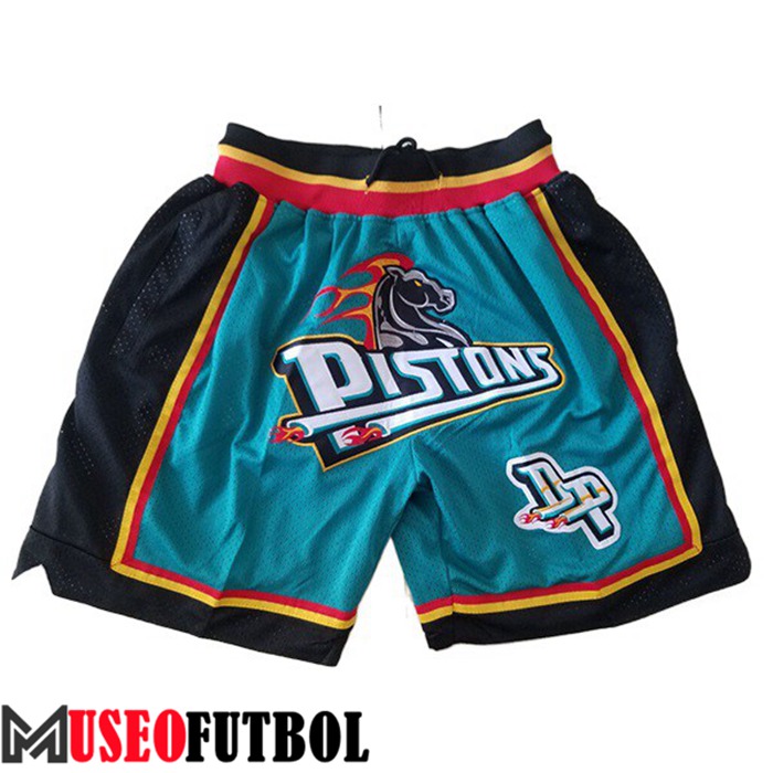 Cortos NBA Detroit Pistons Verde