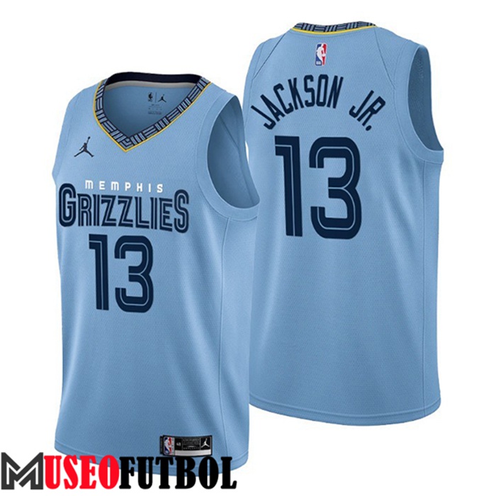 Camiseta Memphis Grizzlies (JACKSON JR. #13) 2022/23 Azul Claro