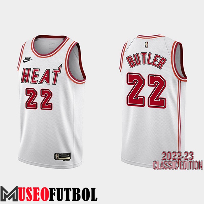 Camiseta Miami Heat (BUTLER #22) 2022/23 Blanco