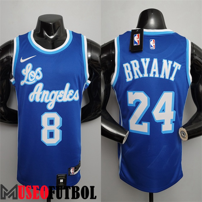 Camiseta Los Angeles Lakers (Bryant #8) After (Bryant #24) Retro Azul