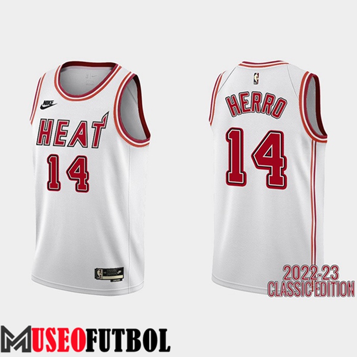 Camiseta Miami Heat (HERRO #14) 2022/23 Blanco