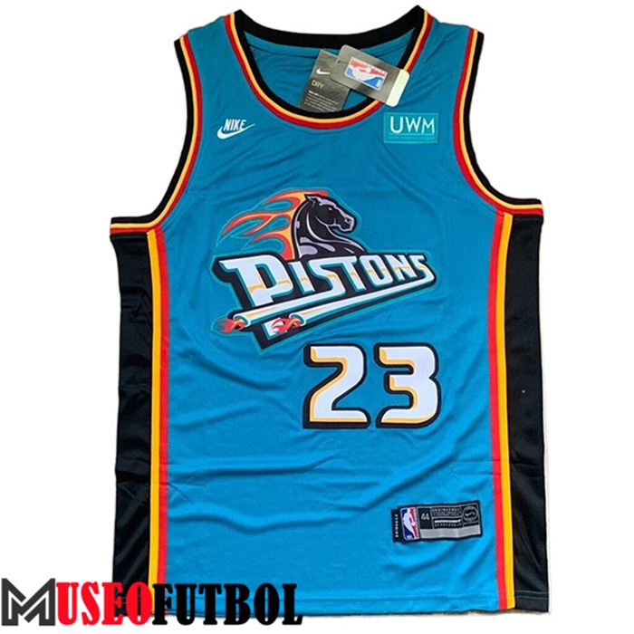 Camiseta Detroit Pistons (IVEY #23) 2022/23 Azul Claro