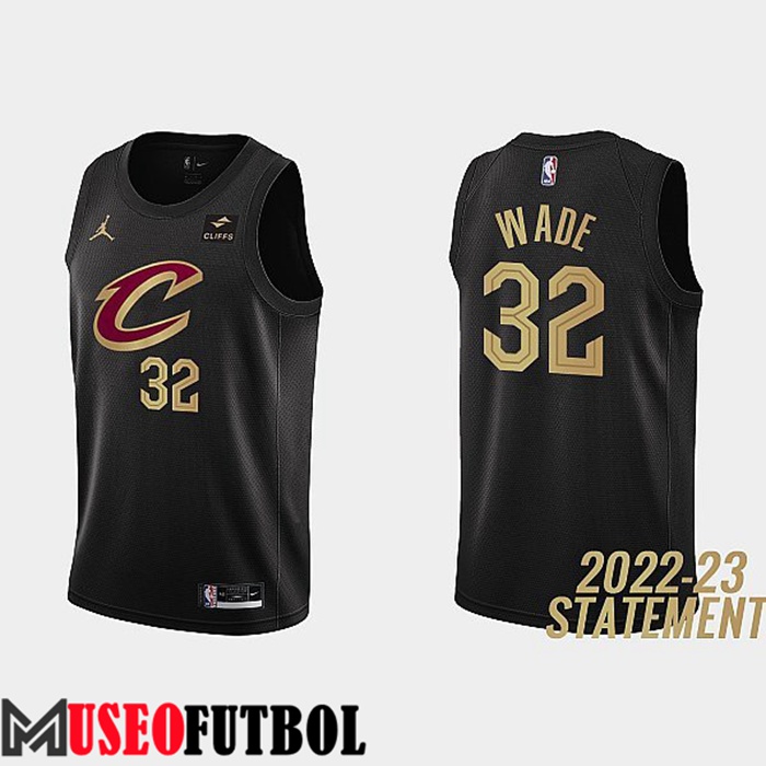 Camiseta Cleveland Cavaliers (WADE #32) 2022/23 Negro