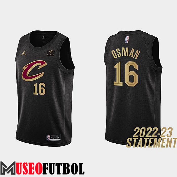 Camiseta Cleveland Cavaliers (OSMAN #16) 2022/23 Negro