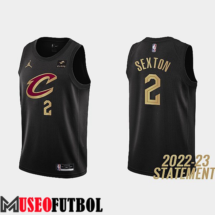 Camiseta Cleveland Cavaliers (SEXTON #2) 2022/23 Negro