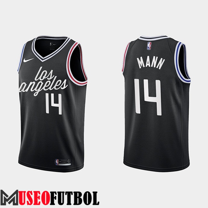 Camiseta Los Angeles Clippers (MANN #14) 2022/23 Negro