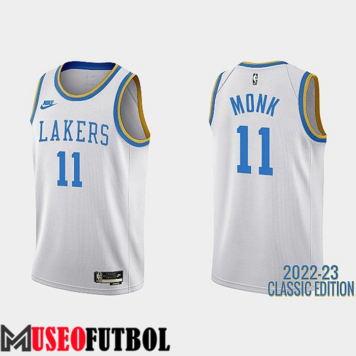 Camiseta Los Angeles Lakers (MONK #11) 2022/23 Blanco