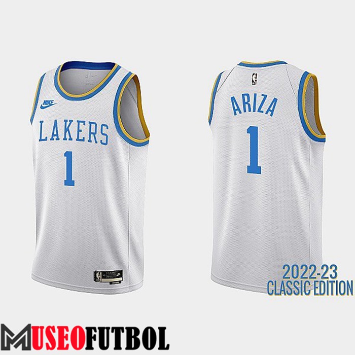 Camiseta Los Angeles Lakers (ARIZA #1) 2022/23 Blanco