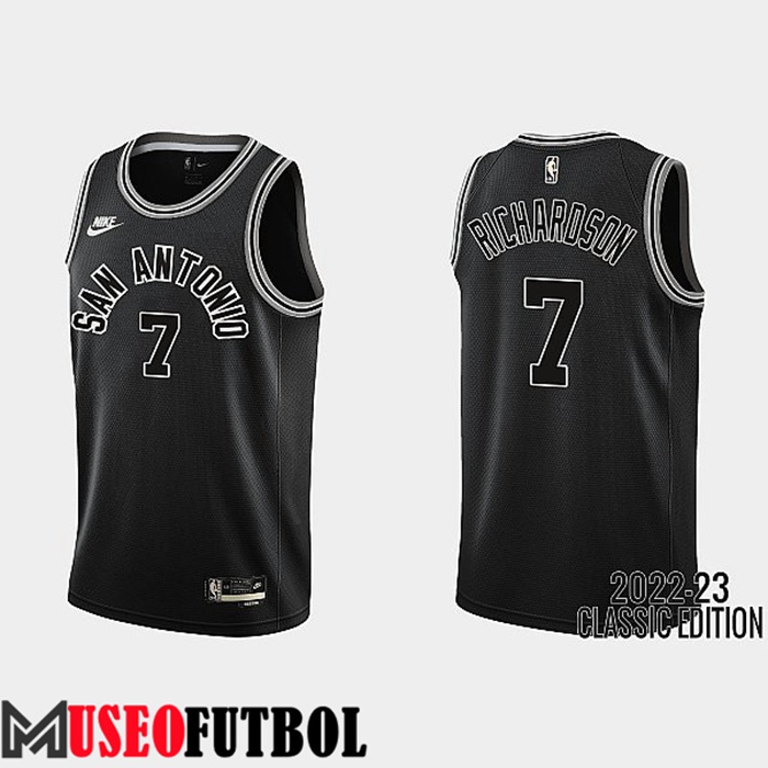 Camiseta San Antonio Spurs (RICHARDSON#7) 2022/23 Negro