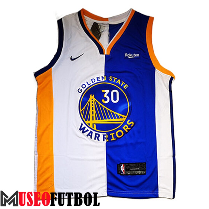 Camiseta Golden State Warriors (CURRY #30) 2022/23 Blanco/Azul