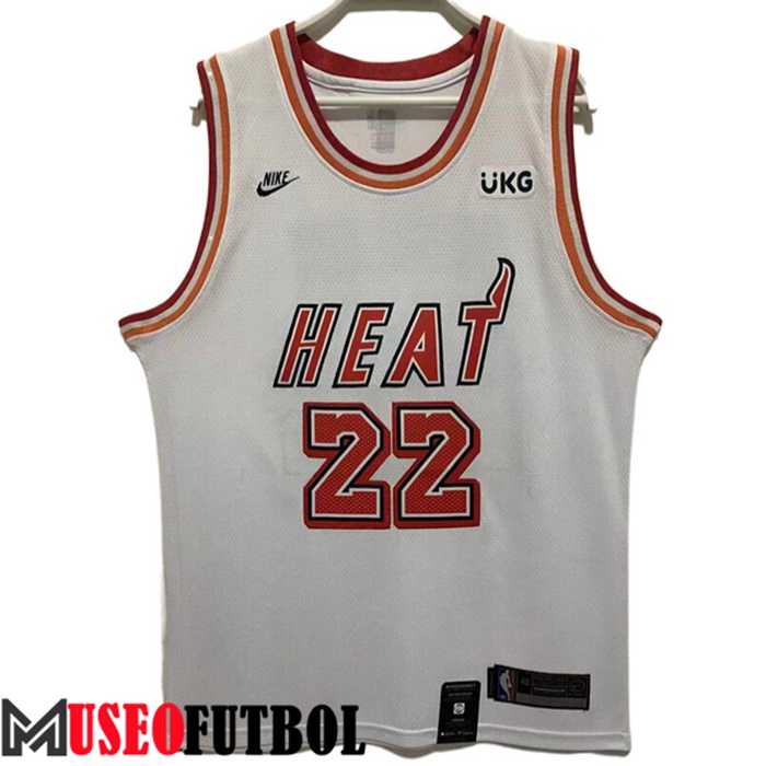 Camiseta Miami Heat (BUTLER #22) 2022/23 Blanco