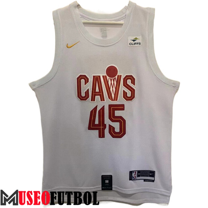 Camiseta Cleveland Cavaliers (MITCHELL #45) 2022/23 Blanco