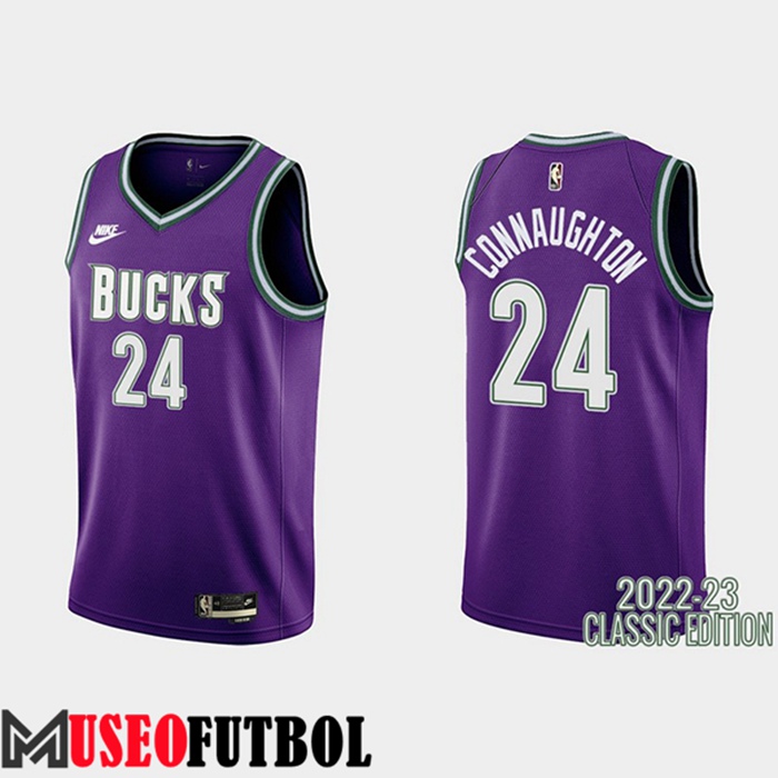 Camiseta Brooklyn Nets (CONNAUGHTON #24) 2022/23 Púrpura