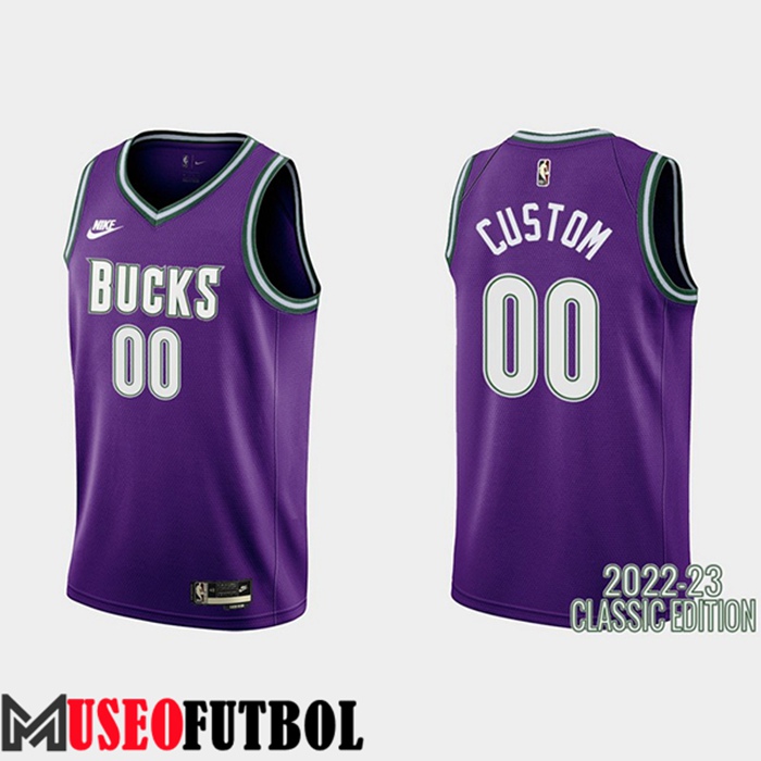 Camiseta Brooklyn Nets (CUSTOM #00) 2022/23 Púrpura