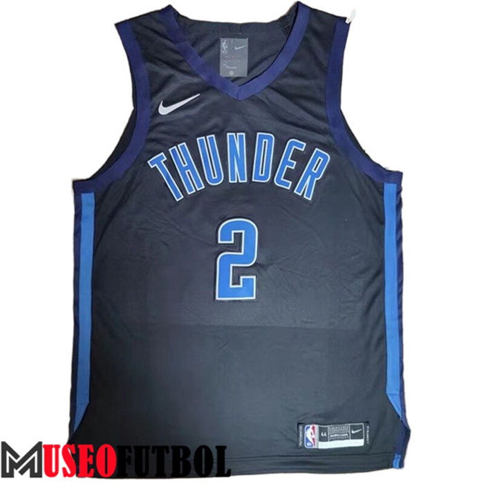 Camiseta Oklahoma City Thunder (GILGEOUS-ALEXANDER #2) 2022/23 Negro