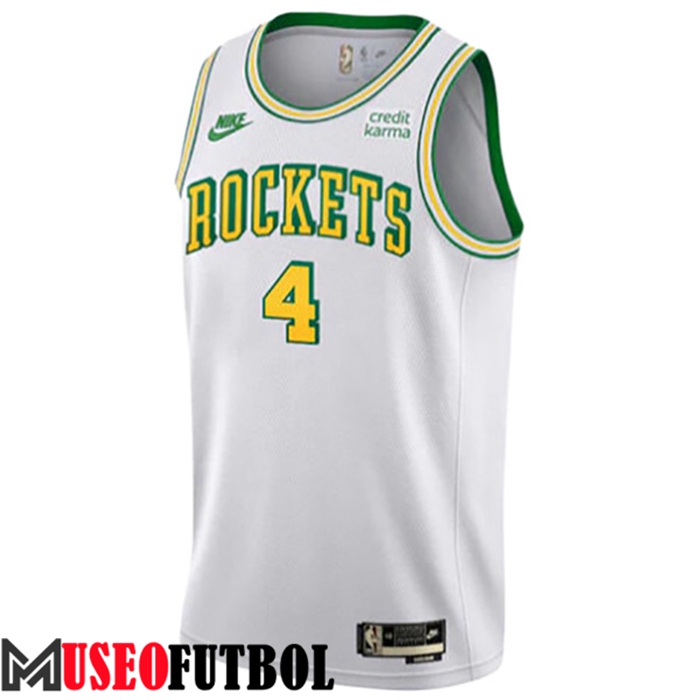 Camiseta Houston Rockets (GREEN #4) 2022/23 Blanco